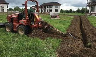 Копка траншей для водопровода в Краснокаменске: цена за метр от 938 руб.