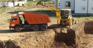 Котлован для дома Краснокаменск, цена от 313 руб./м3.